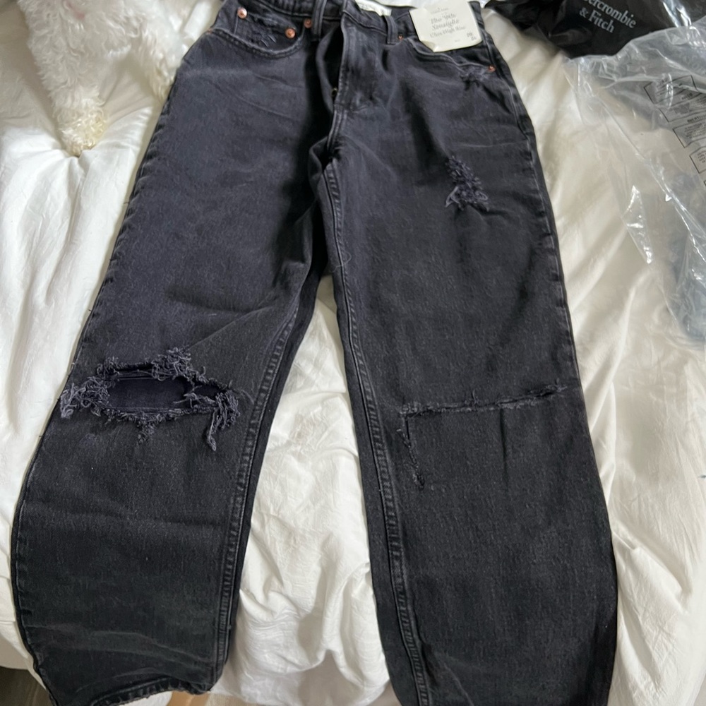 Curve Love 90s Ultra High Rise Straight Jeans